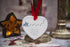 Staffordshire Bull Terrier Walk Beside Us Ceramic Heart